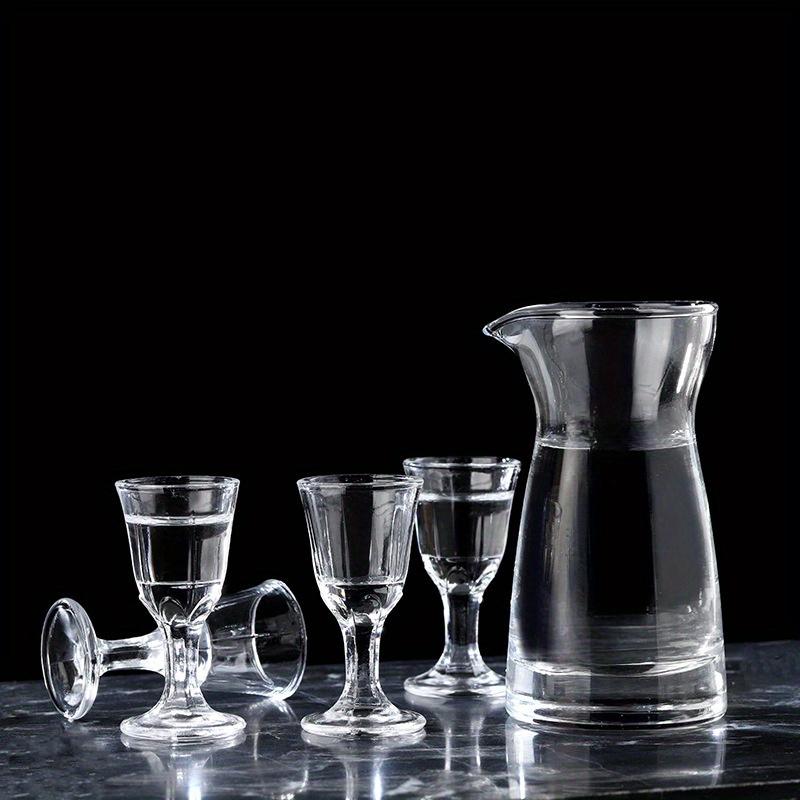 Set aus Glas, Baijia-Becher-Set, kreatives Weinset im chinesischen Stil, kleine Weinkanne und Becher-Set
