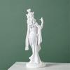 10Inch Krishna Statue Hindu God of Love Resins Sculpture Figurine Ornament for Home Temple Altar Desk Book Shelf Decors