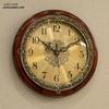 Large Solid Wood Retro Wall Clock Living Room American European Silent Bedroom Creative Watch Home Relogio De Parede Gift FZ635