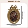 Small Vintage Picture Frame Retro Wall Hanging Tabletop Display Ornament Photo for