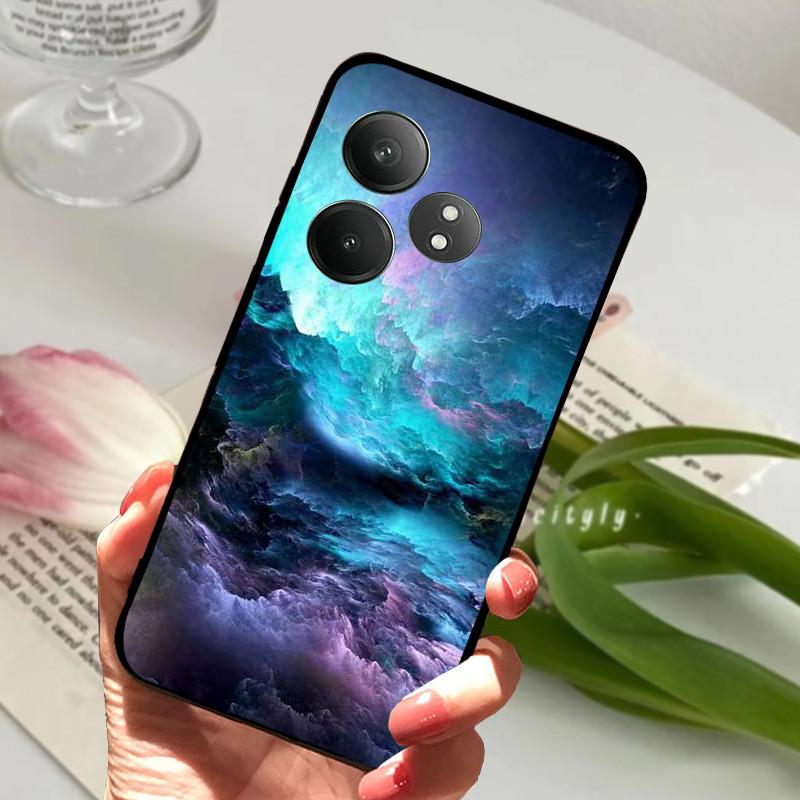 For Realme GT 6 GT6 Case Shockproof Soft TPU Silicone Phone Cover For Realme GT 6T Capa Realme GT6 GT6T Cartoon Matte Bumper