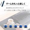 Felimoa Key Switch Gaming-Tastatur Schalter Ersatz Mechanische Tastatur Achsen Set von 30 (Blaue Achse)