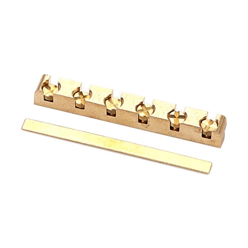 Electric Guitar Nut 42mm Brass Guitar Nut Height Bells Nut Height Adjustable Guitar Nut Electric Guitar Nut Replacements 1