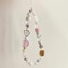 Korean Cute Star Pearl Beaded Phone Chain Hanging Cord Phone Charms Phone Strap Summer Handmade Mobile Lanyard Jewelry Gift