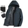 New Spring and Autumn Dad Coat Men's Loose Jacket Medium and Old Men's Casual Hooded Clothes