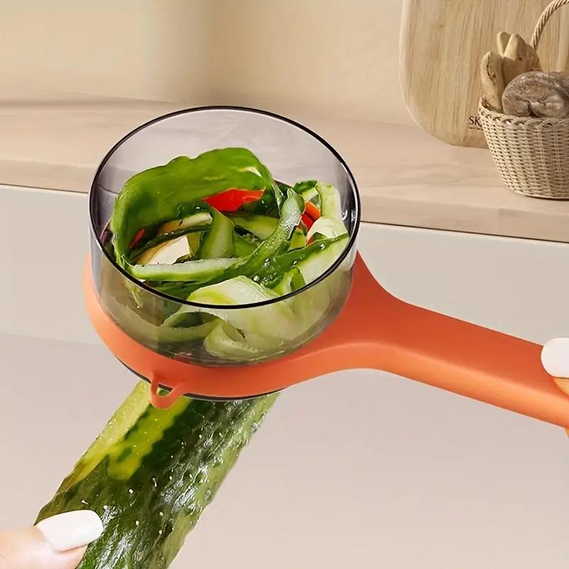 Pelador Funcional de Frutas y Verduras de Alta Calidad Rallador de Patata Pepino Zanahoria Pelador Julienne Pelador de Verduras Frutas Cortador de Verduras Herramienta de Cocina