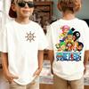 One Piece Anime T-Shirt für Herren mit Aufdruck von Roronoa Zoro, Jungen, Kindern, Harajuku, Kurzarm, Luffy-T-Shirt, Bekleidung