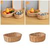 Handcraft Rattan Fruit Bowl Portable and Sturdy Designs Enhances The Beauty Of Your Household Environment Storage