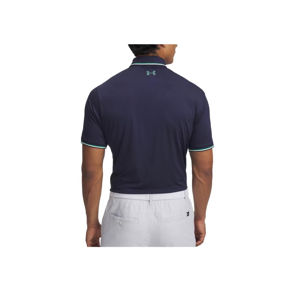 Under Armour Drive Comfortable Soft Stylish Versatile Short Sleeve Polo Shirt Men tops Dark-Blue 6001825-410