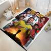"Soccer Stars Collage with World Cup Theme Non-slip Rug Suitable for Living Room and Bedroom Sofas Sofas"