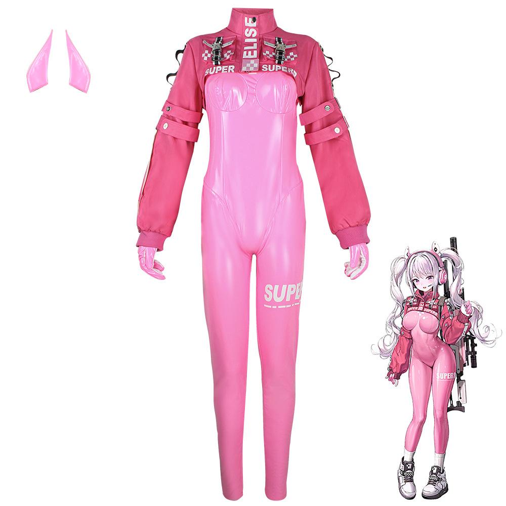 NIKKE Goddess of Victory Alice Cosplay Bodysuit Full Set, Game Stage Performance Costume