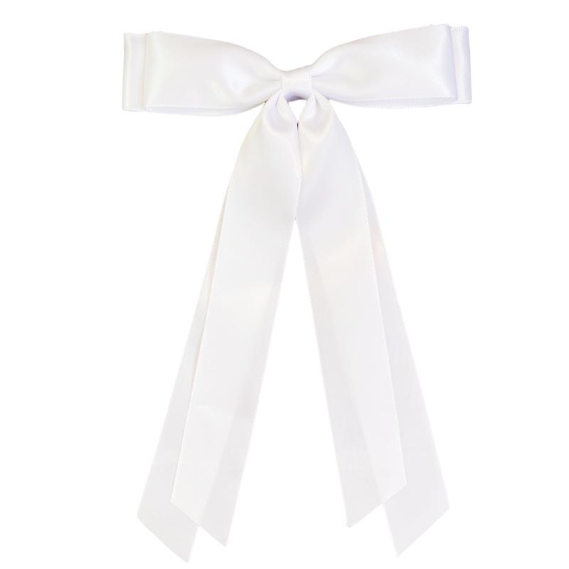 Glänzende Satinband-Schleife Haarspange - Elegantes Accessoire im Ballett-Stil