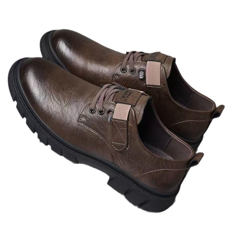 Pánské boty Pánské kožené boty Outdoor Ležérní Business boty Britské pohodlné Univerzální boty britského stylu Tooling