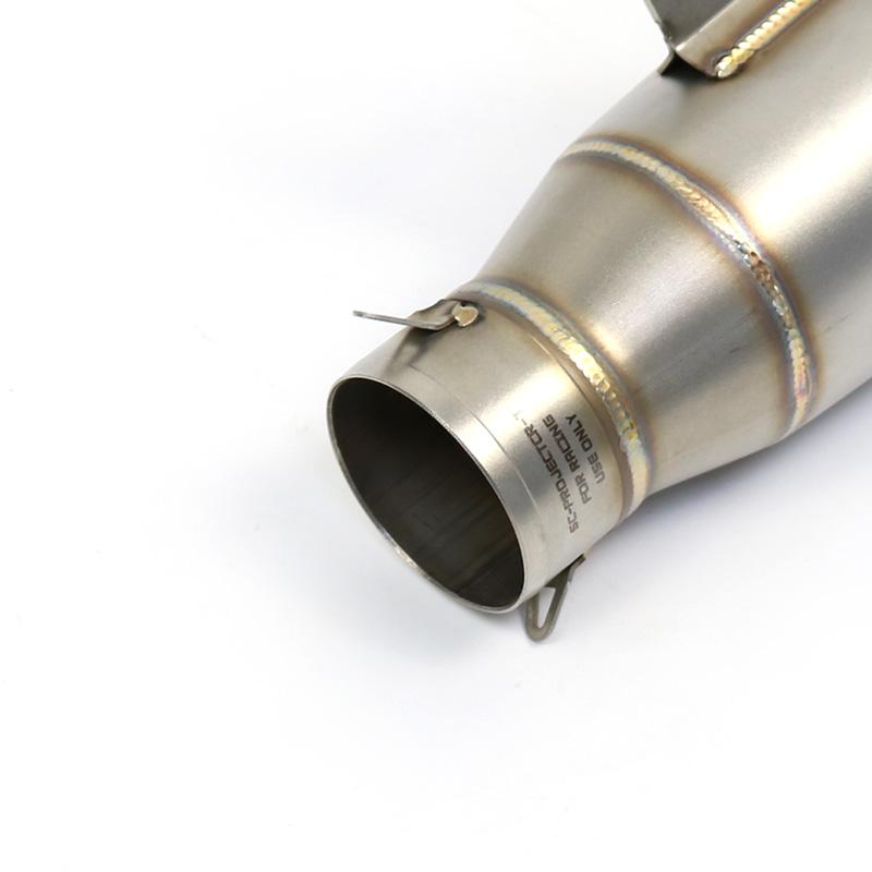 51MM Universal Motorcycle Left Right Exhaust Pipe Scooter Escape Muffler with DB Killer For Z1000 S1000RR CBR650R FZ6 YZF R1 R6