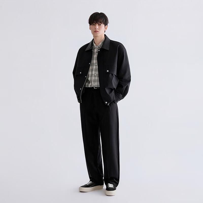 GXG Men's Loose Straight-Leg Casual Trousers