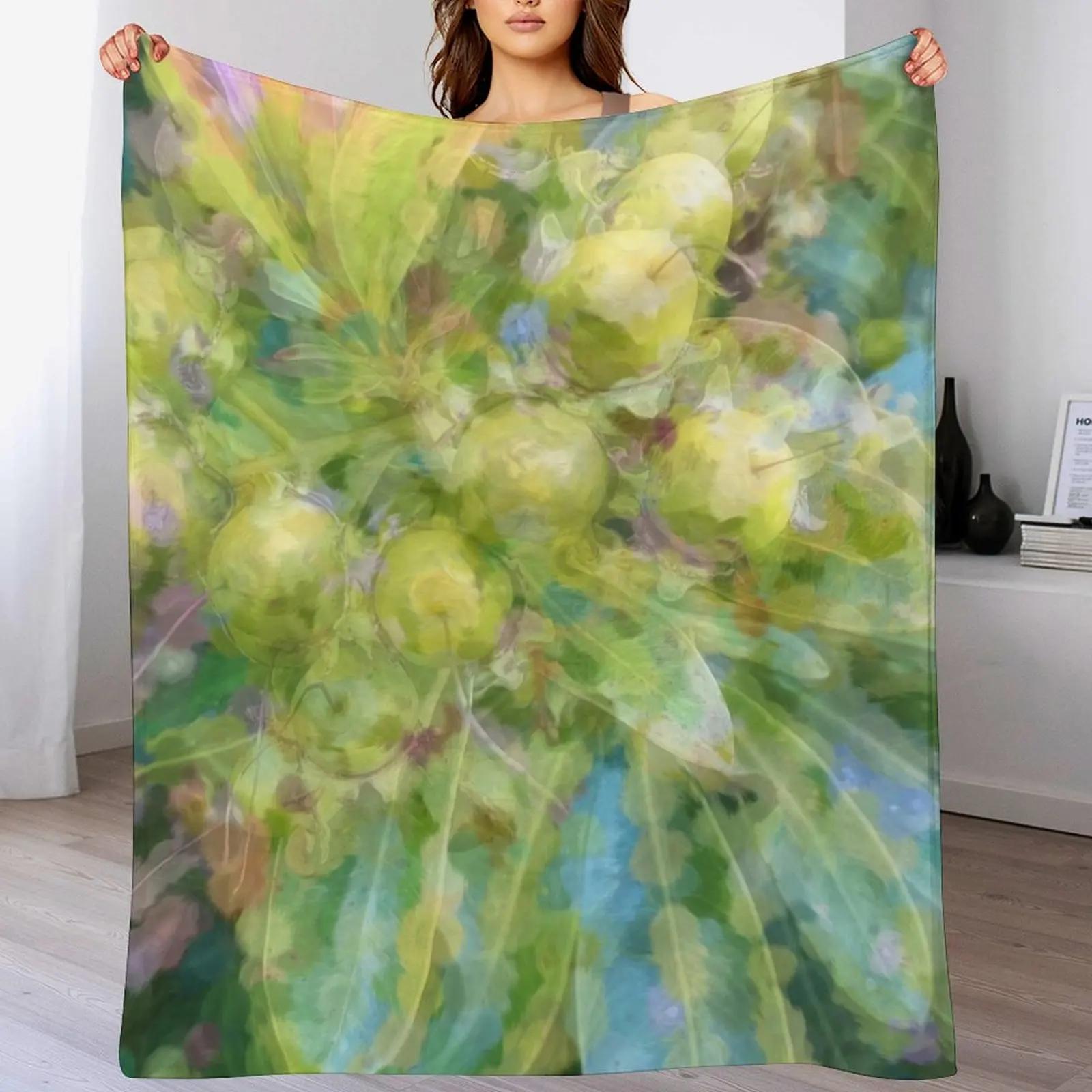 

Leaf01 Throw Blanket Anti Shedding Soft Fuzzy Blanket for Home 102x76cm(40x30in)