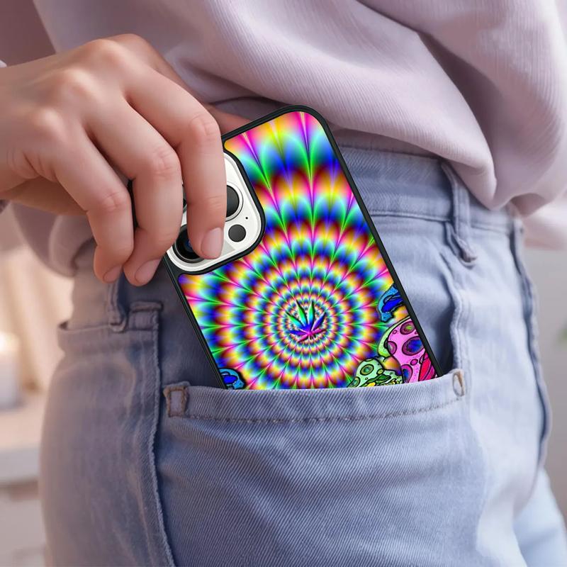 Magic Trippy Psychedelic Art Phone Case For iPhone 17 Air 15 16e 14 13 Pro Max Coque 12 11 Pro Max PLUS cover