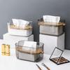 Waterproof Transparent Tissue Box Adjustable Facial Tissue Holder  Home Living Room