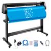 Vinyl Snijplotter Machine 53” Signmaster Software Sign Maakmachine 1350mm Papierinvoer Vinyl Snijplotter met Standaard (53” 1350mm)