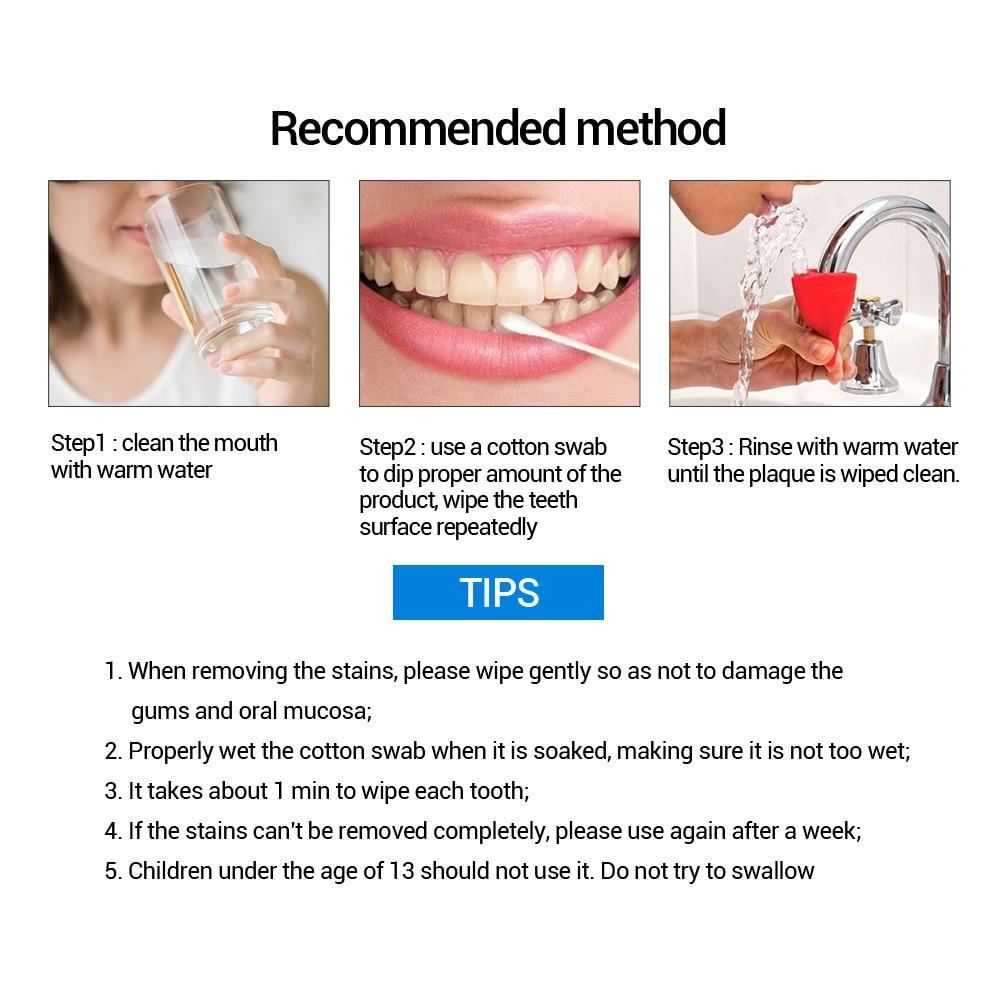 Sérum de blanchiment des dents, Gel d'hygiène buccale, efficace, élimine les taches, Plaque dentaire, Essence de nettoyage, soins dentaires, dentifrice