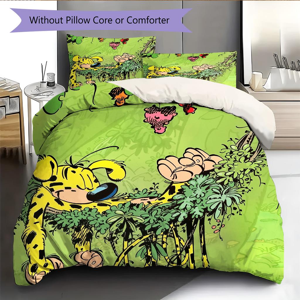 Matthew Pattern Bedding Quilt Set Home Decoration Gift (1 * duvet cover + 2 * pillowcase without core)