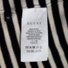 GUCCI Short sleeve knit 428050 border Navy / white cashmere/silk Women Used
