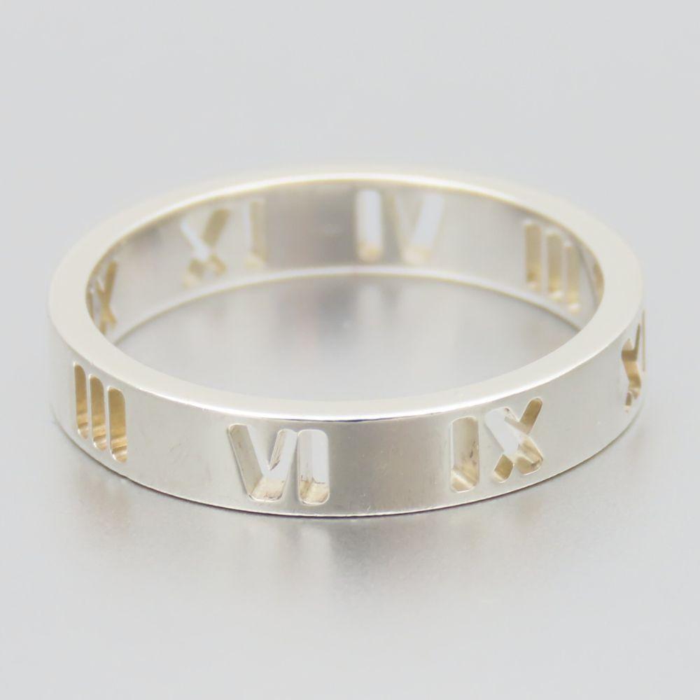 Used TIFFANY&Co. Ring Atlas EU#51 Silver925 2.1g Silver Open