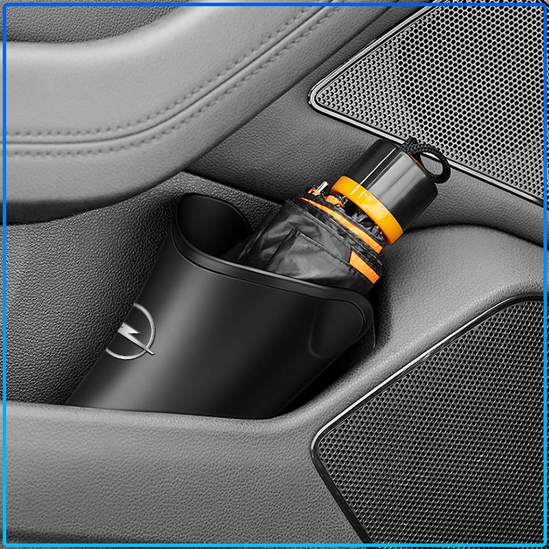 1/2Pcs Car Storage Box Umbrella Garbage Organizer Bucket For Opel Astra H G J Insignia Mokka Zafira Corsa Vectra B C D