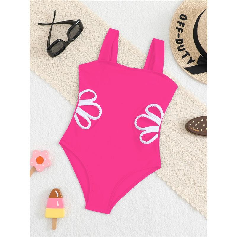 Mädchen Einteiliger Badeanzug Hohl Strandbadeanzug Mode Mädchen Europäischer Und Amerikanischer Badeanzug Prinzessin