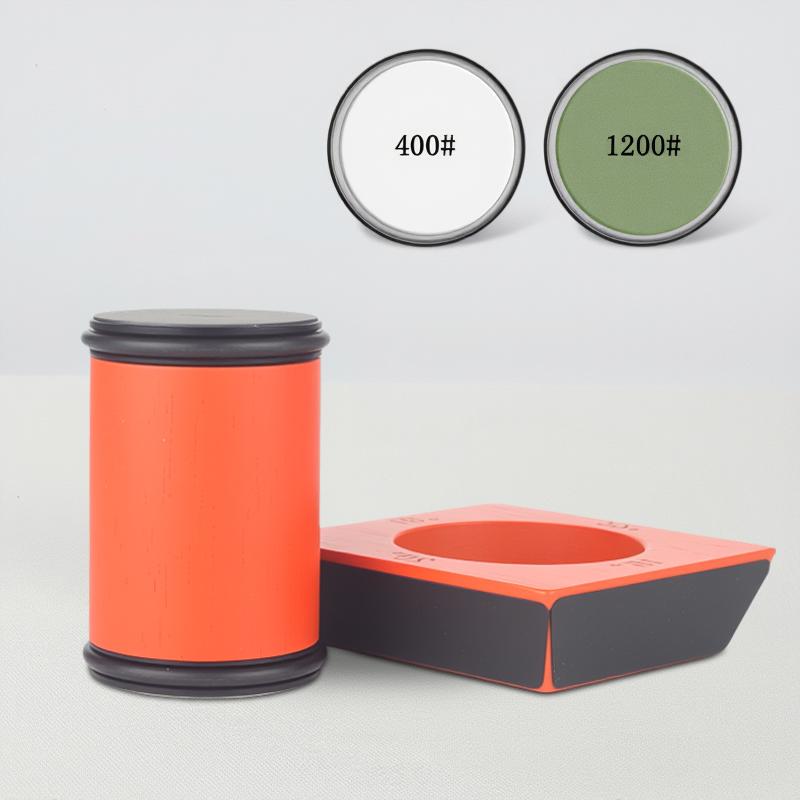 Rolling Blade Sharpener Set 15/18/20/22° Four Angles Non-slip Base Diamond Grinding Disc Jade Fine Sharpening Kitchen Sharpenin