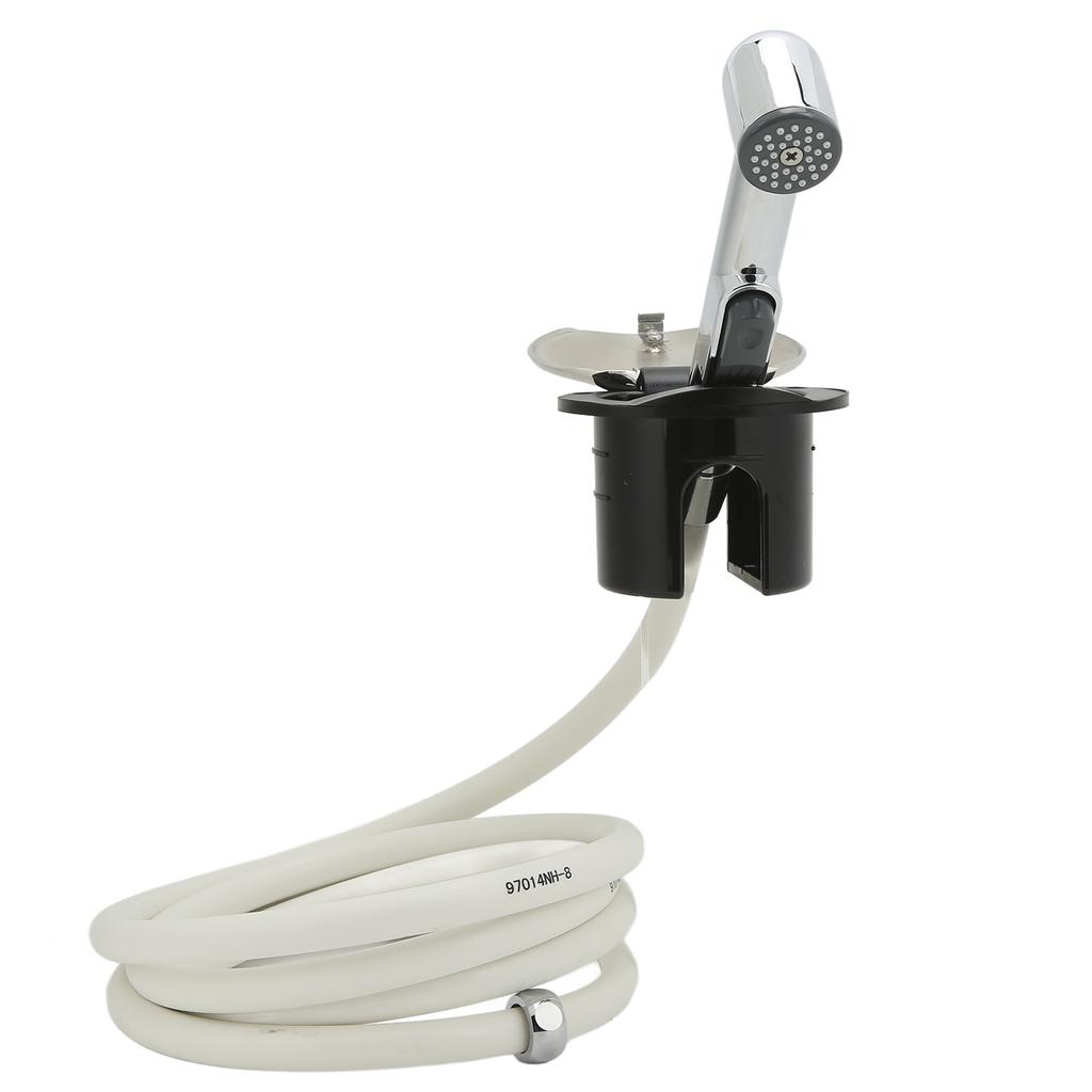 Transom Shower Kit 316 Stainless Steel High Polished 8ft Hose Retractable for RV Yachts