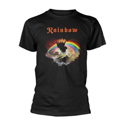Rainbow Unisex Adult Rising Distressed Regular T-Shirt