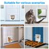 Plastic Small Pet Cat Door Double Rotation Auto Rebound Silent Cat Dog Door Free Access Pet Door Opening