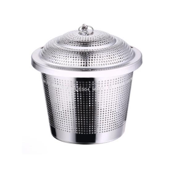 Stainless Steel Tea Medicinal Herbs Hot Pot Seasoning Infuser Strainer Steeper