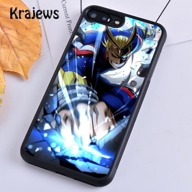 Krajews Boku no Hero Academia All Might Custodia Morbida per Telefono Per iPhone 14 5 6s 7 8 plus XR XS 11 12 13 pro max Samsung S21 S22ultra