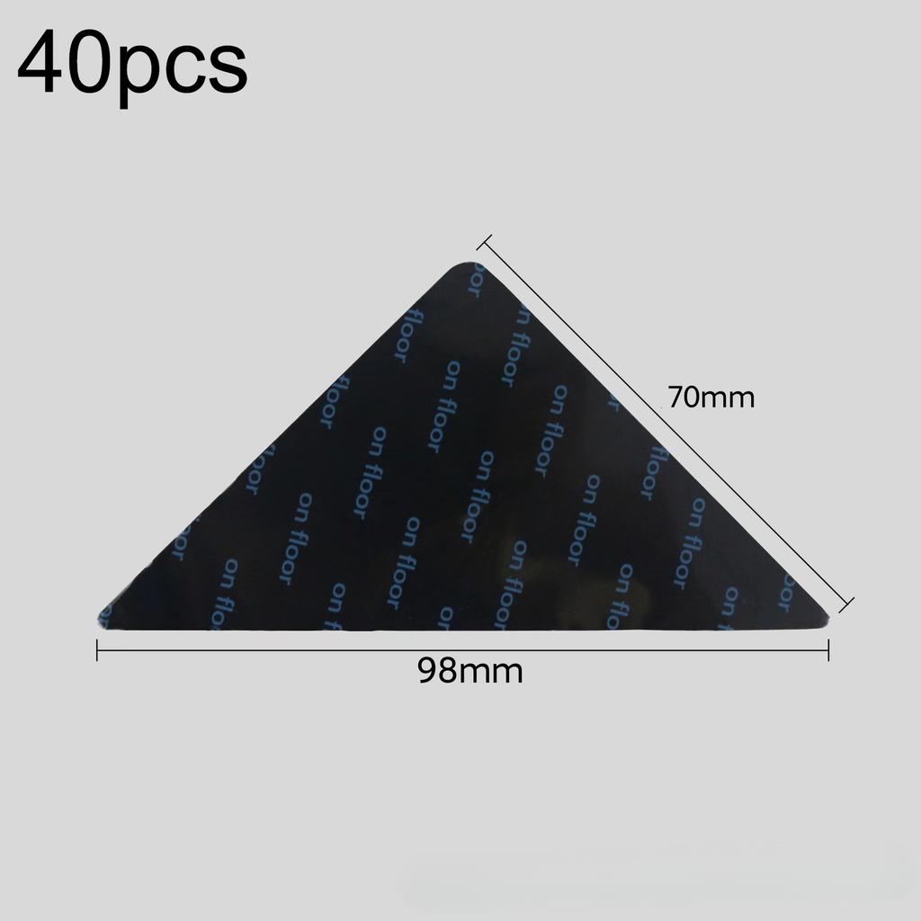 40 Pack Heavy-Duty Removable Carpet Grippers No Residue Removal, for Hardwood, Tile, Linoleum Floors - Ideal for Home, Office