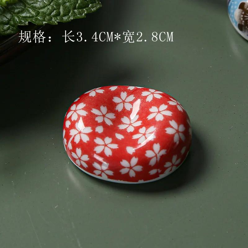 1 Pc New Styles Chopstick Rest Japanese Chopsticks Ceramic Decorative Holder Rack Spoon Fork Kitchen Tools Tableware Accessories