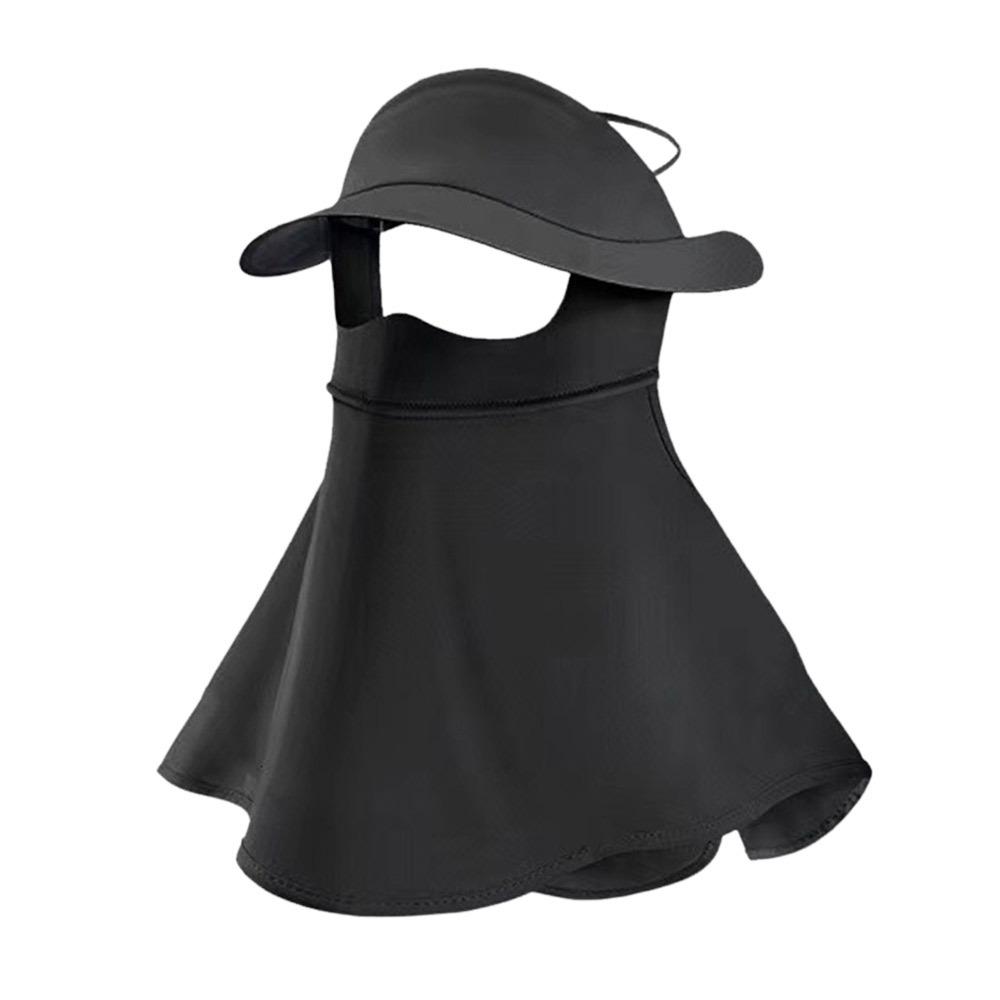 

Шарф Ice Silk Anti-UV UPF50+ Sunshade Face Mask Fashion Sun Protection Mask Summer чёрный