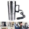 Water Heater Mug Car Electric Kettle Heated Stainless Steel Car Cigarette Lighter Heating Cup