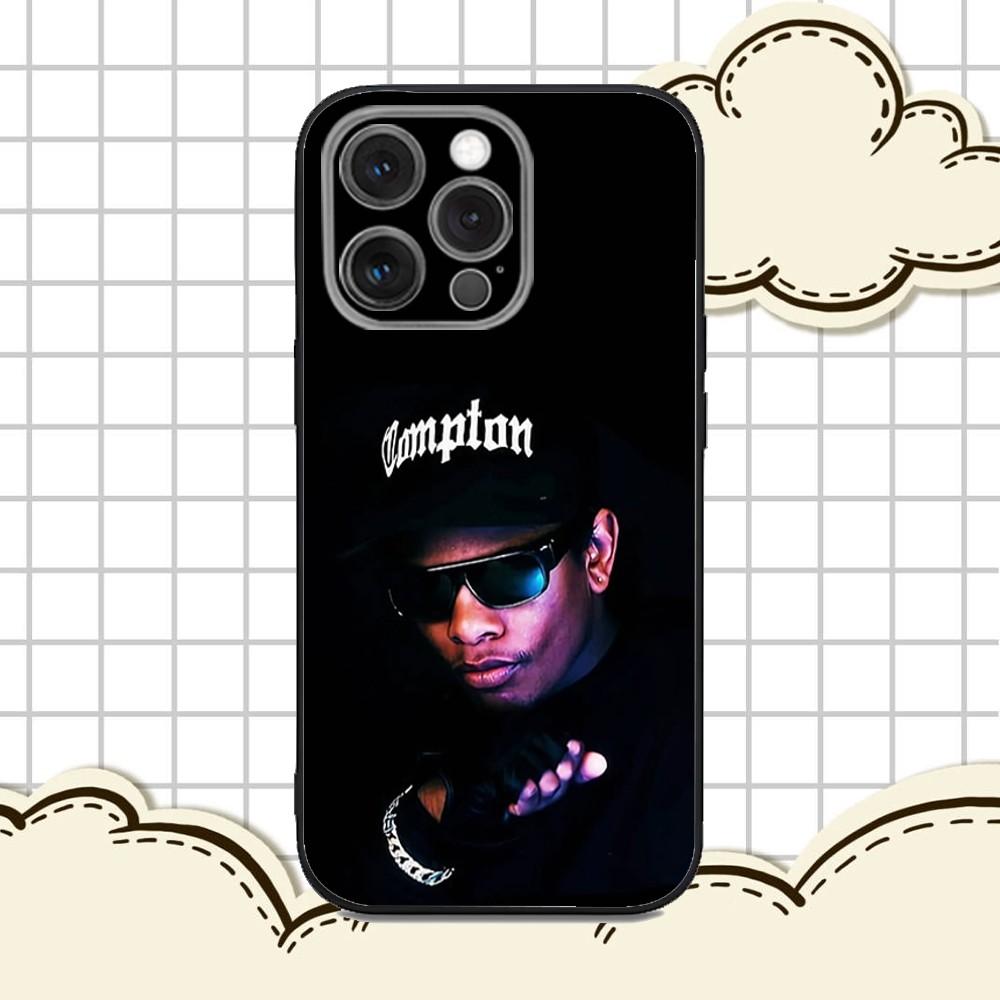 Rapper E-Eazy E Phone Case For iPhone 16e,16,15,14,13,12,11,Pro,X,XS,Max,XR,Plus,Mini Soft Black Cover