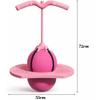 Palla Pogo per Bambini Adolescenti Adulti, Palla Rimbalzante da Equilibrio con Maniglia, Divertente Giocattolo per Esercizio Indoor Outdoor, Allenamento Coordinazione Fitness Palla Rimbalzante