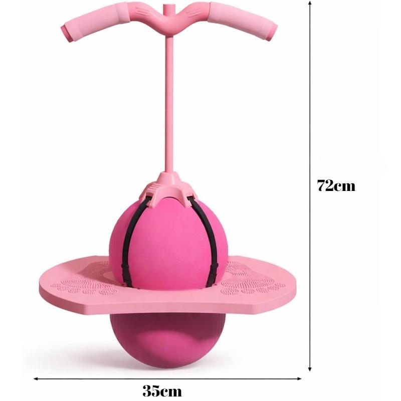 Palla Pogo per Bambini Adolescenti Adulti, Palla Rimbalzante da Equilibrio con Maniglia, Divertente Giocattolo per Esercizio Indoor Outdoor, Allenamento Coordinazione Fitness Palla Rimbalzante