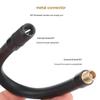 Car Tire Air Inflat Extension Hose Locking Air Chucks Standard Tire Valves Fine Thread Tyre Inflation Tube Adapter