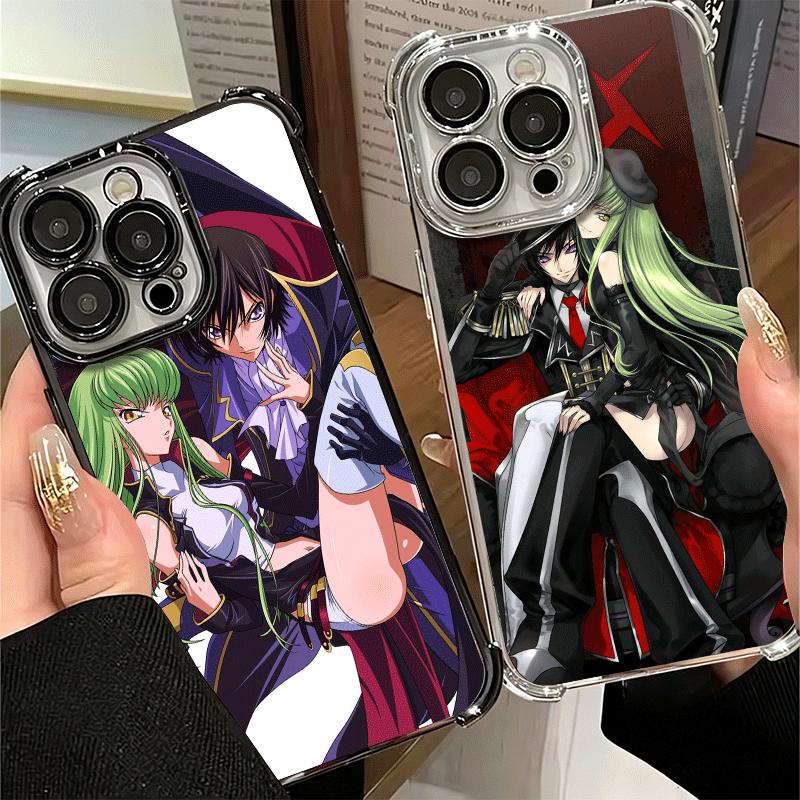 Code Geass Anime Plating Phone Case For Xiaomi Poco X5 X6 X7 X8 Pro Max F8 Ultra F7 M8 M7 M5S Redmi 15C 15 14C 13C 13 X3 12C F6