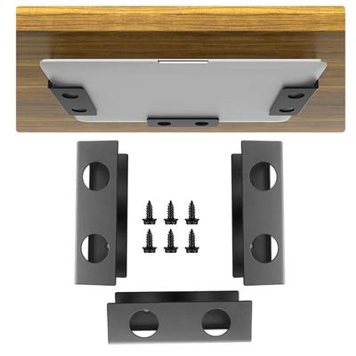 Storage Rack Under-Desk Laptop Mount Strong Load-bearing Simple Installation Universal Metal Under-Desk Shelf Holder