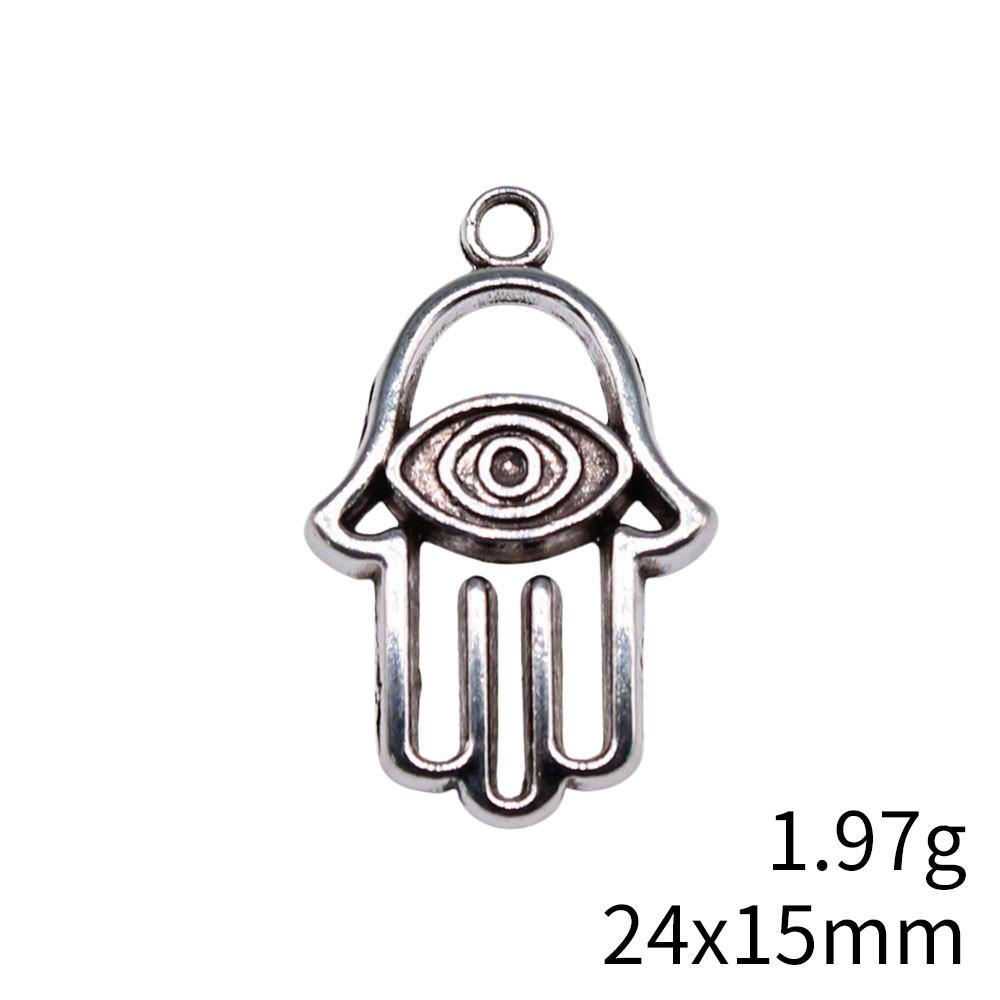 NewArrivals Charms For Necklace Hamsa Hand Talisman Amulet Charms Pendant Biz Phone Pendant