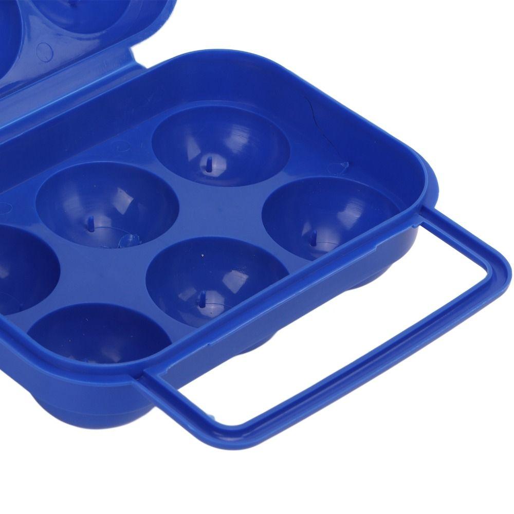 3 Pcs Sturdy Shockproof Egg Storage Carrier ABS Egg Container Egg Organizer Box  Outdoor Camping