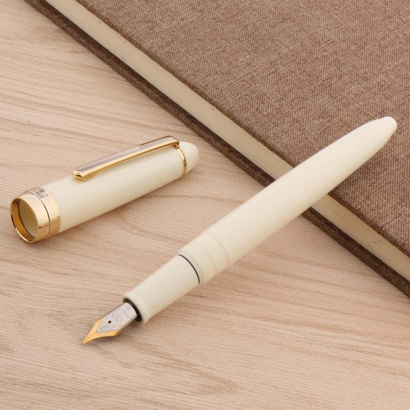 Jinhao 992 Plastic Fountain Pen Transparent Rotate Clip Classic Style M Lorelei Stationery Student Office School Supplies