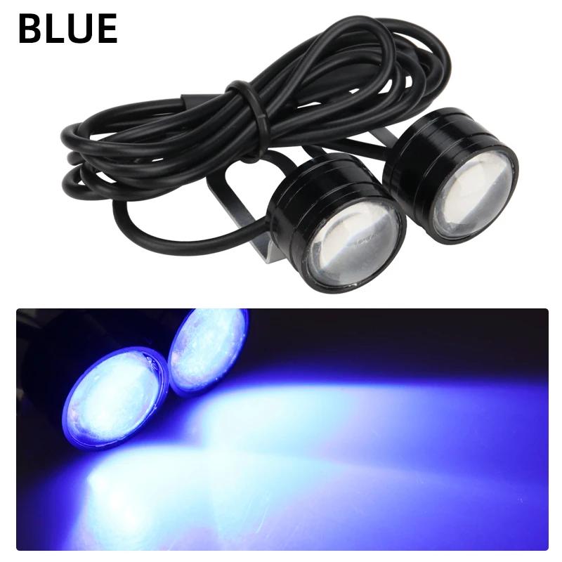 2pcs Motorcycle Flash Strobe Eagle Eye Motorcycle Daytime Running Light Fog Lamp Headlight Moto Accessories