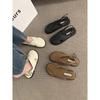 2025 Spring and Autumn New Korean Version Bag Head Sandals Female Retro Mori Fairy Style Casual Buckle Versatile Rome